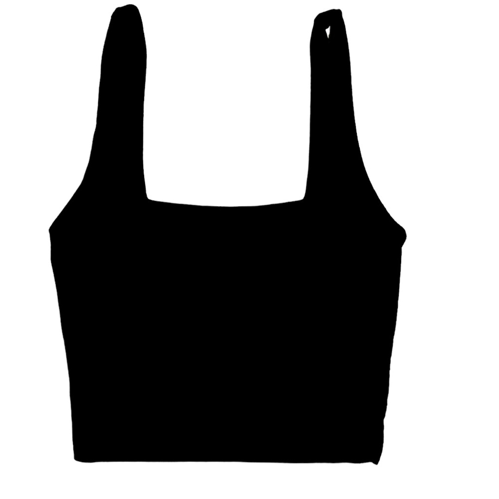 Basic Black Crop Top